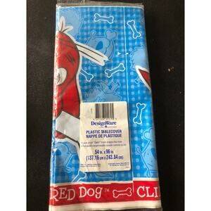 Vintage New/Old Stock Y2k Clifford The Big Red Dog Table Cover Plastic Sealed